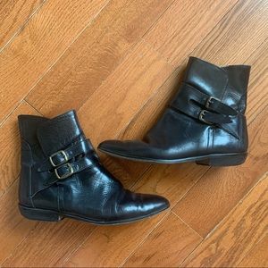 Vintage leather boots made in Italy